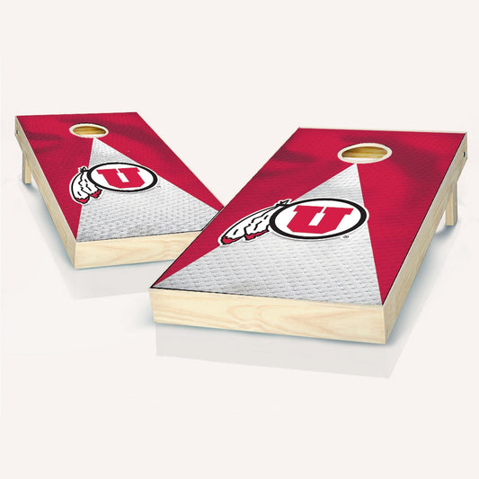 Utah Utes Jersey Cornhole Boards