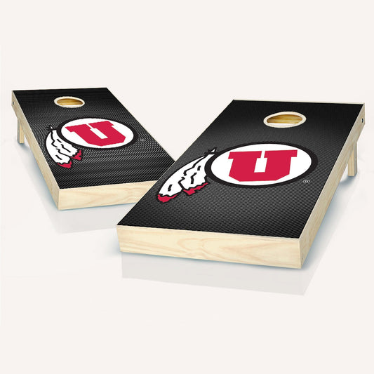 Utah Utes Slanted Cornhole Boards