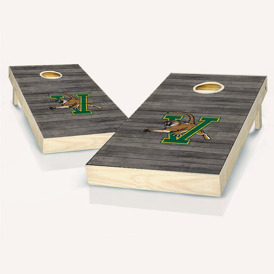Vermont Catamounts Distressed Cornhole Boards