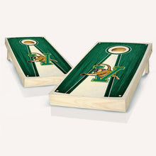 Vermont Catamounts Stained Pyramid Cornhole Boards
