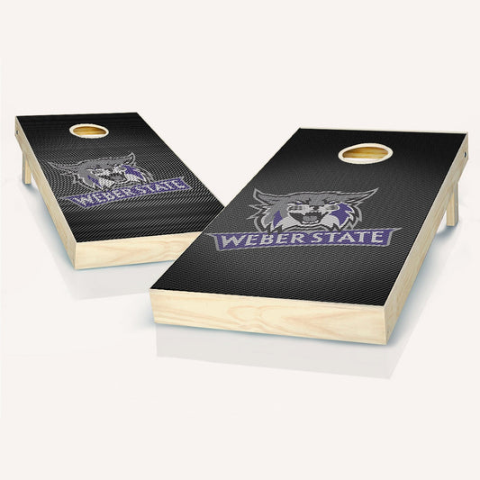 Weber State Slanted Cornhole Boards