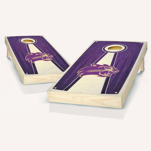 Western Carolina Stained Pyramid Cornhole Boards