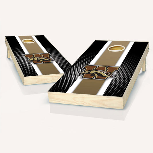 Western Michigan Broncos Striped Cornhole Boards