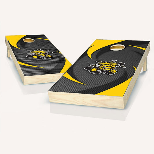 Wichita State Shockers Swoosh Cornhole Boards