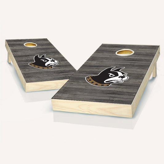 Wofford Distressed Cornhole Boards