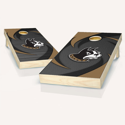 Wofford Swoosh Cornhole Boards