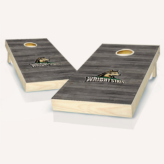 Wright State Distressed Cornhole Boards