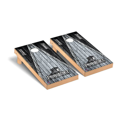 Providence College Friars Cornhole Board Set - Triangle Weathered Version