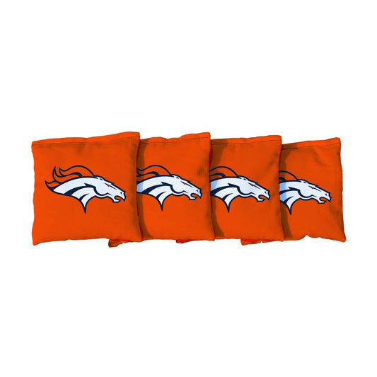 Denver Broncos NFL Football Orange Cornhole Bags