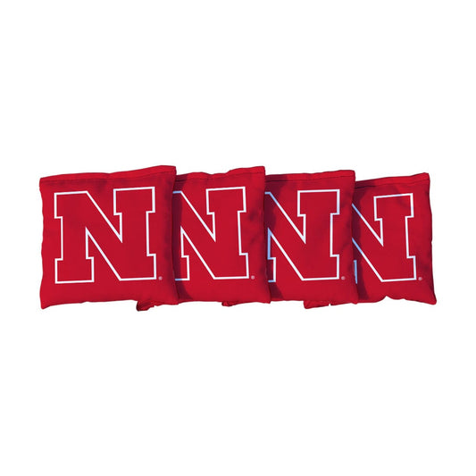 Nebraska Cornhuskers Red Cornhole Bags