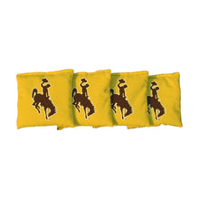 Wyoming Cowboys Yellow Cornhole Bags
