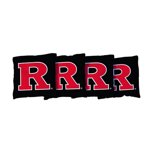 Rutgers Scarlet Knights Black Cornhole Bags