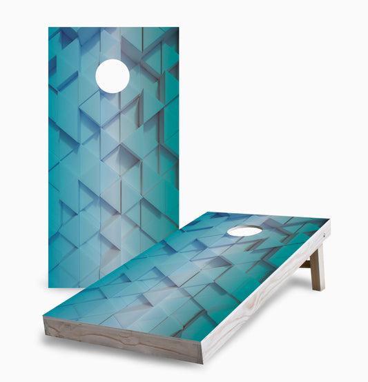 3D Triangles Cornhole Boards