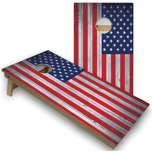 American Flag All-Weather Cornhole Set V3