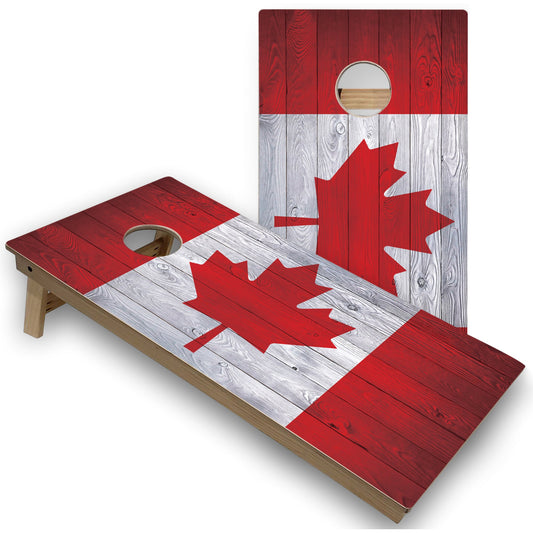 Canadian Flag Cornhole Boards
