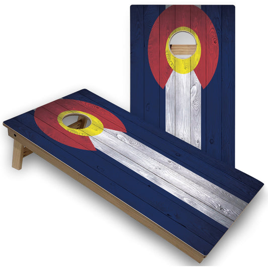 Colorado Flag Cornhole Boards