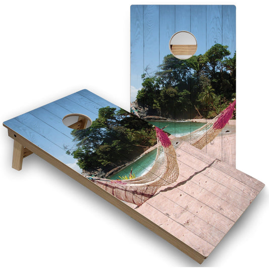 Beach Hammock All-Weather Cornhole Set
