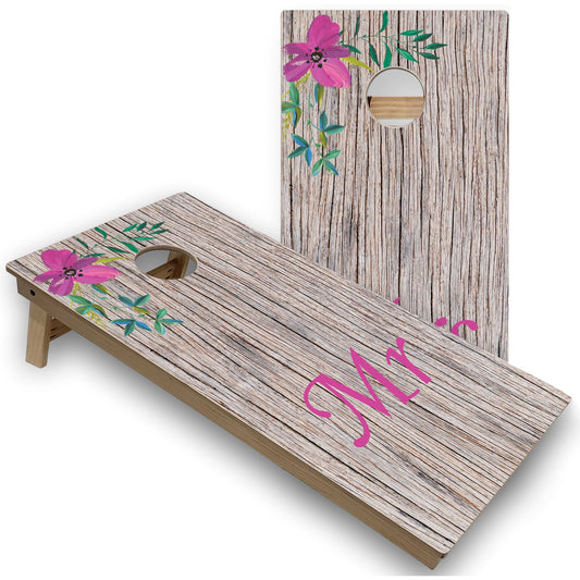 Mr & Mrs All-Weather Cornhole Set