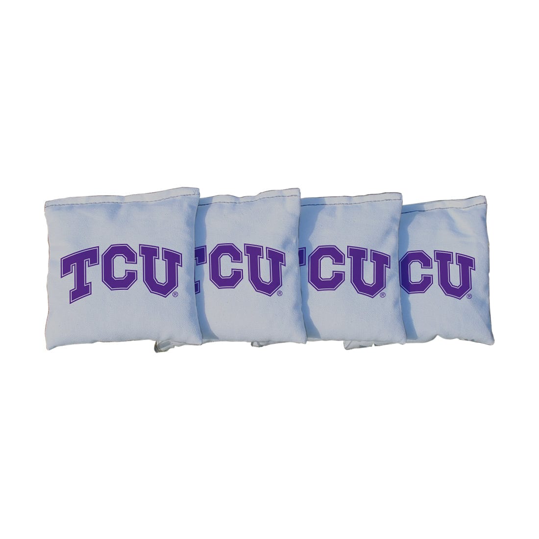 Texas Christian University TCU Horned Frogs Grey Cornhole Bags