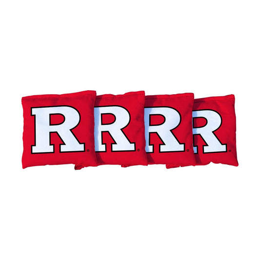 Rutgers Scarlet Knights Red Cornhole Bags