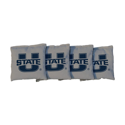 Utah State University Aggies Gray Cornhole Bags
