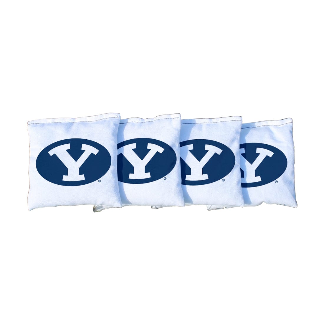 Brigham Young BYU Cougars White Cornhole Bags