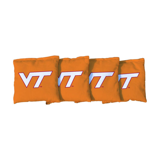 Virginia Tech Hokies Orange Cornhole Bags