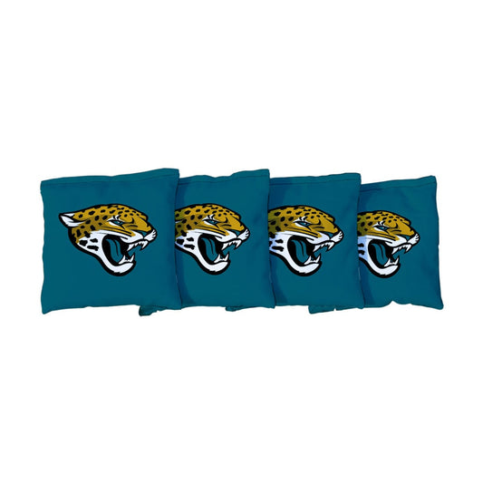 Jacksonville Jaguars NFL Football Teal Cornhole Bags