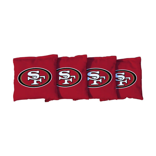 San Francisco 49ers NFL Red Cornhole Bags