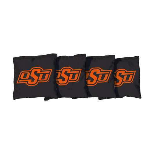 Oklahoma State Cowboys Black Cornhole Bags