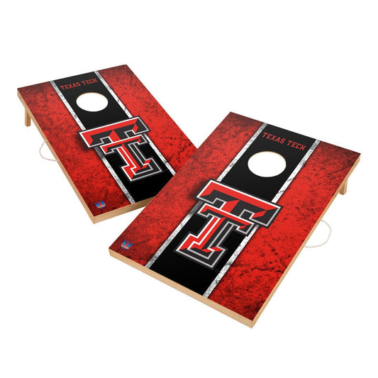Vintage Texas Tech Red Raiders Solid Wood 2x3 Cornhole Set