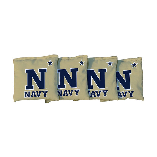 Naval Academy Midshipmen Gold Cornhole Bags