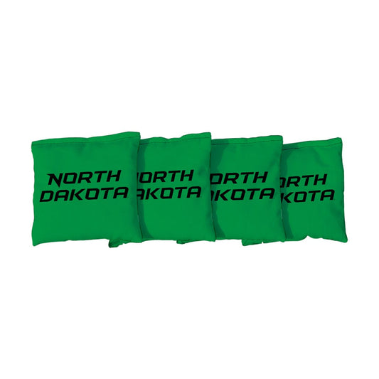 North Dakota Green Cornhole Bags
