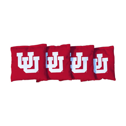 Utah University Utes Red Cornhole Bags