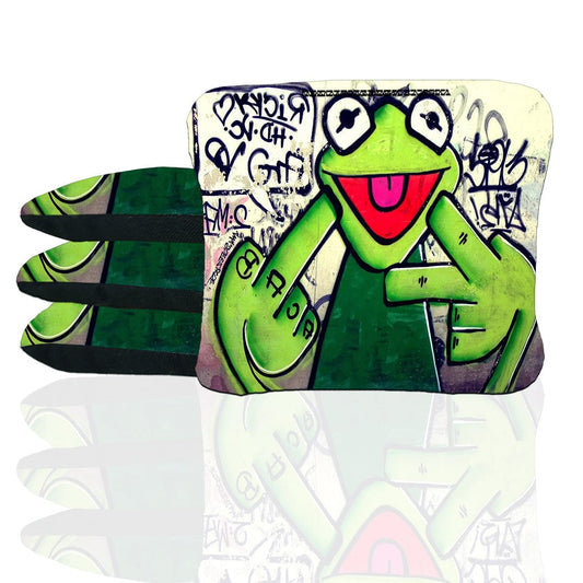 Gangster Frog Stick & Slide Cornhole Bags