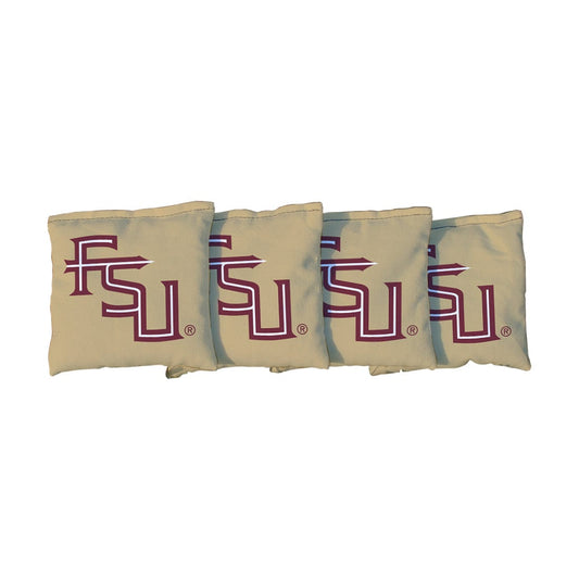 Florida State FSU Seminoles Gold Cornhole Bags