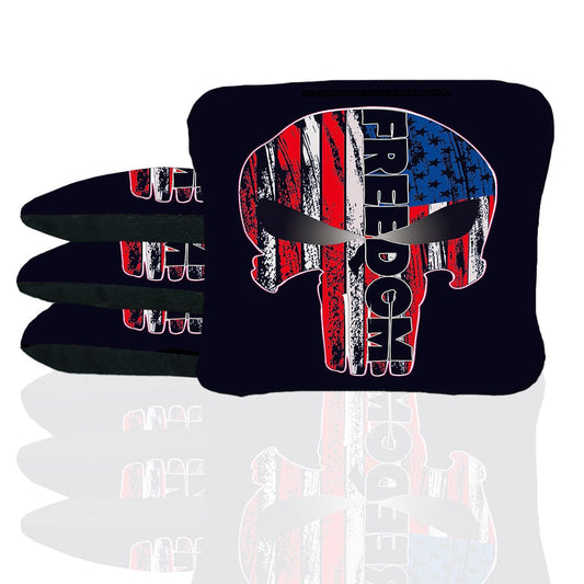 Freedom USA Skull Cornhole Bags