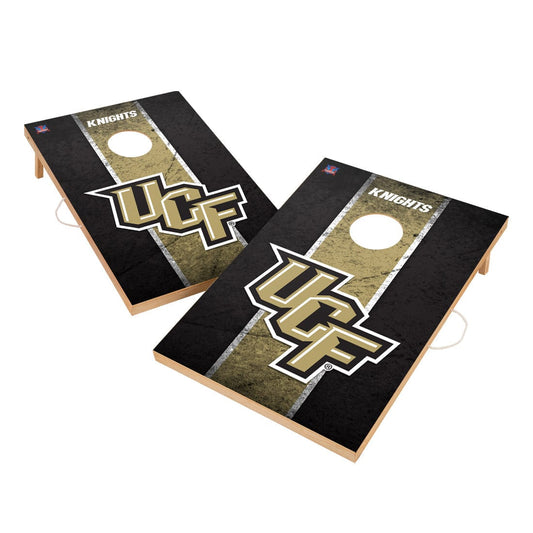 Vintage University of Central Florida Solid Wood 2x3 Cornhole Set