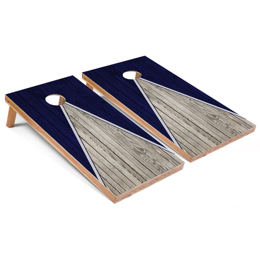 Navy Pyramid Cornhole Boards