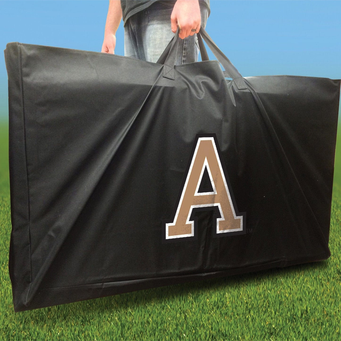 Army Black Knights Stained Pyramid team logo carry case