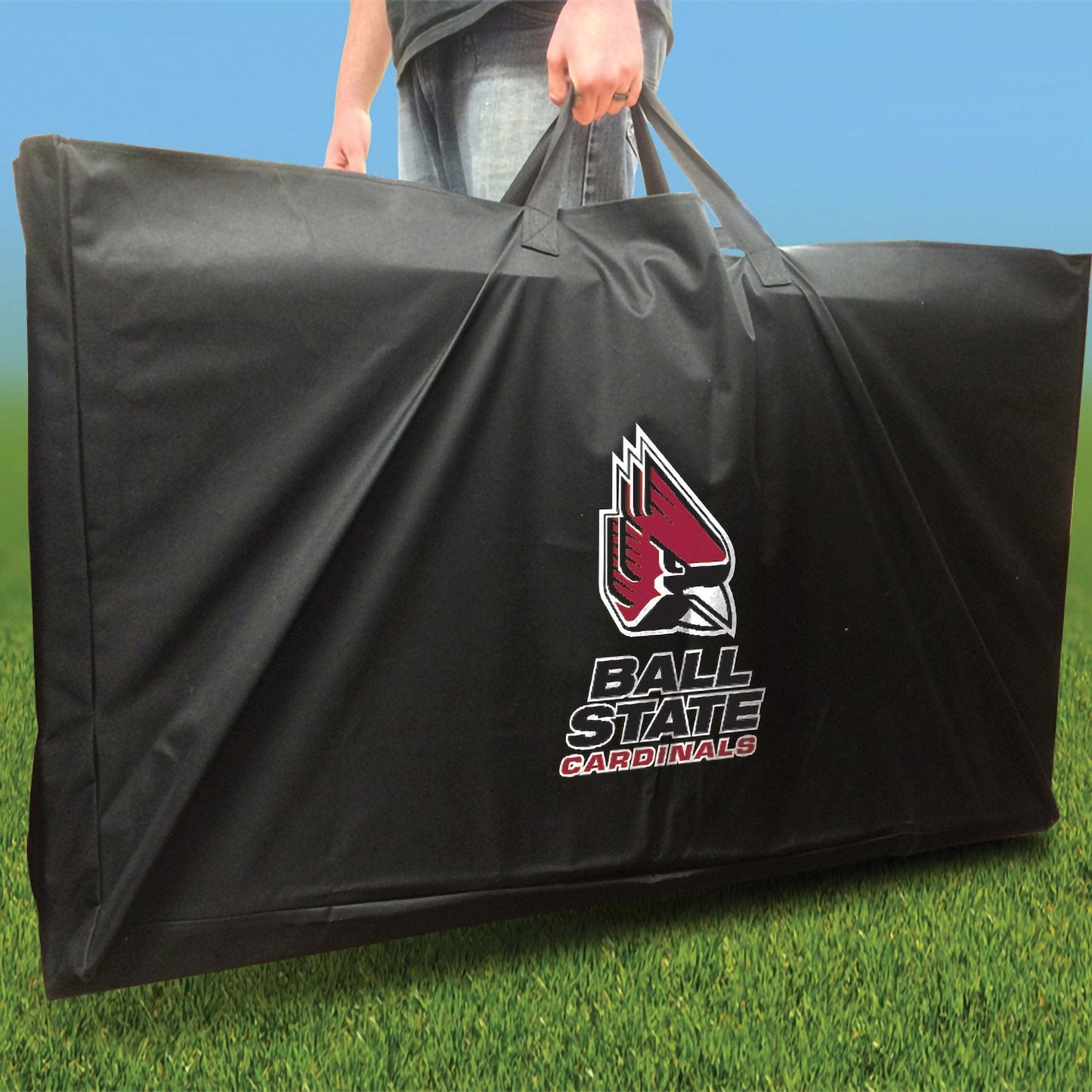 Ball State Cardinals Swoosh team logo carry case