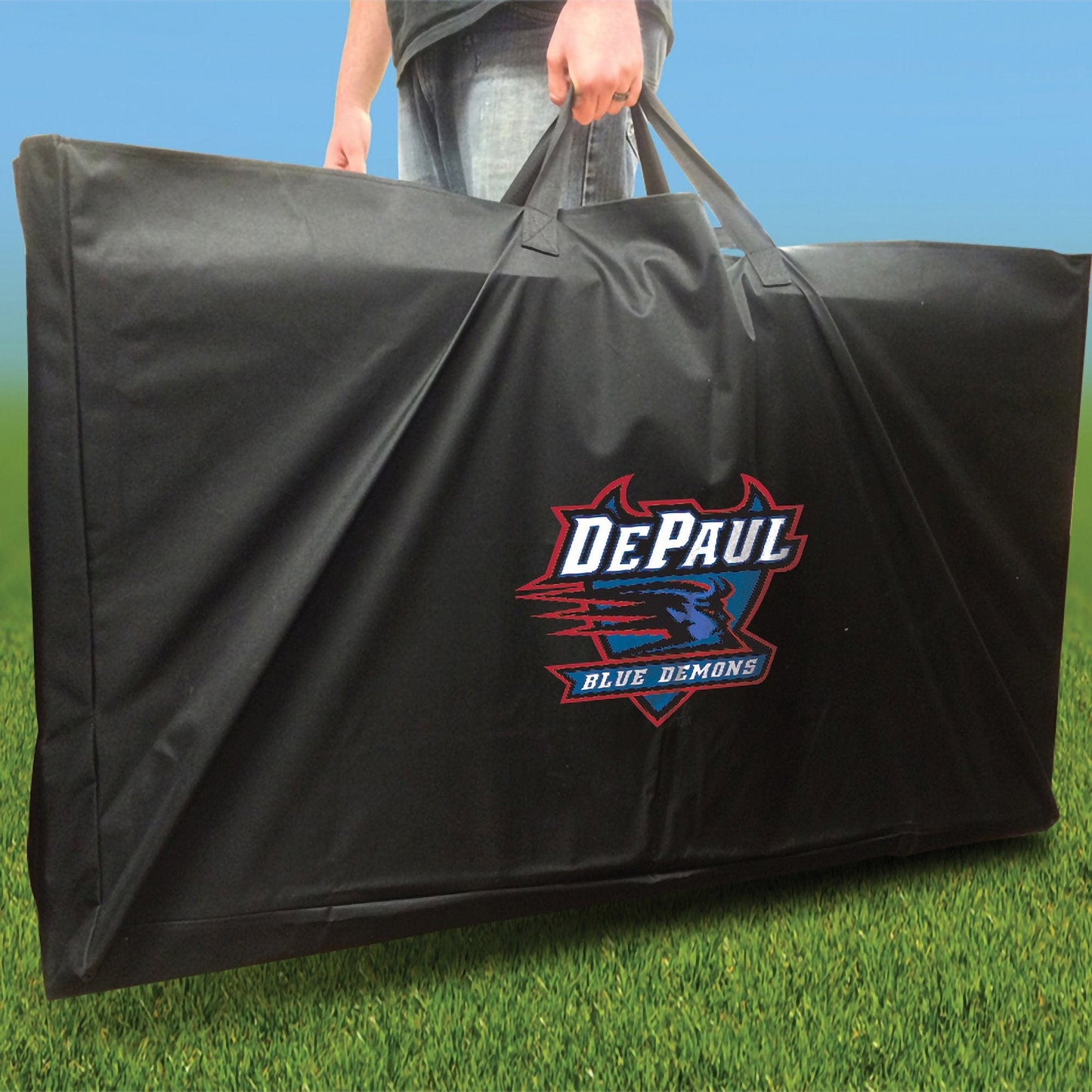 DePaul Stained Striped team logo carry case