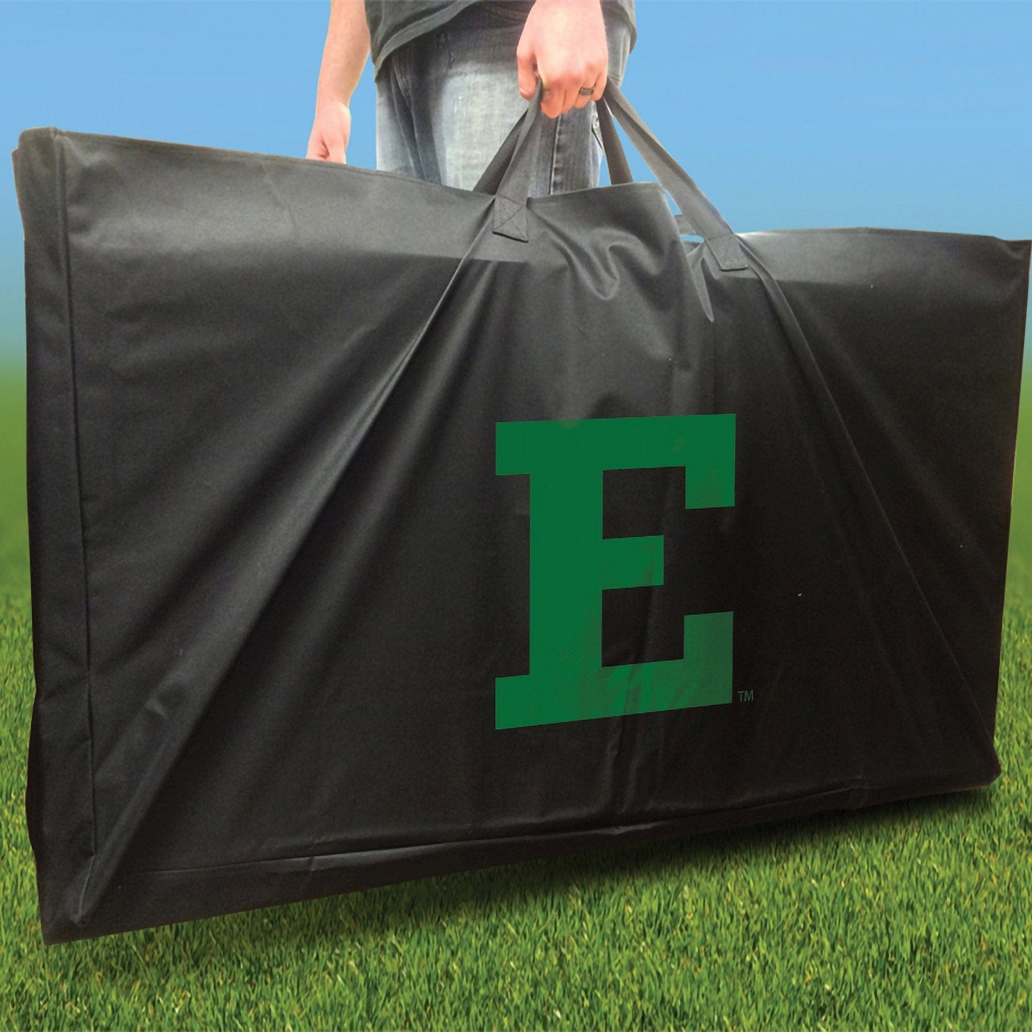 Eastern Michigan Eagles Slanted team logo carrying case