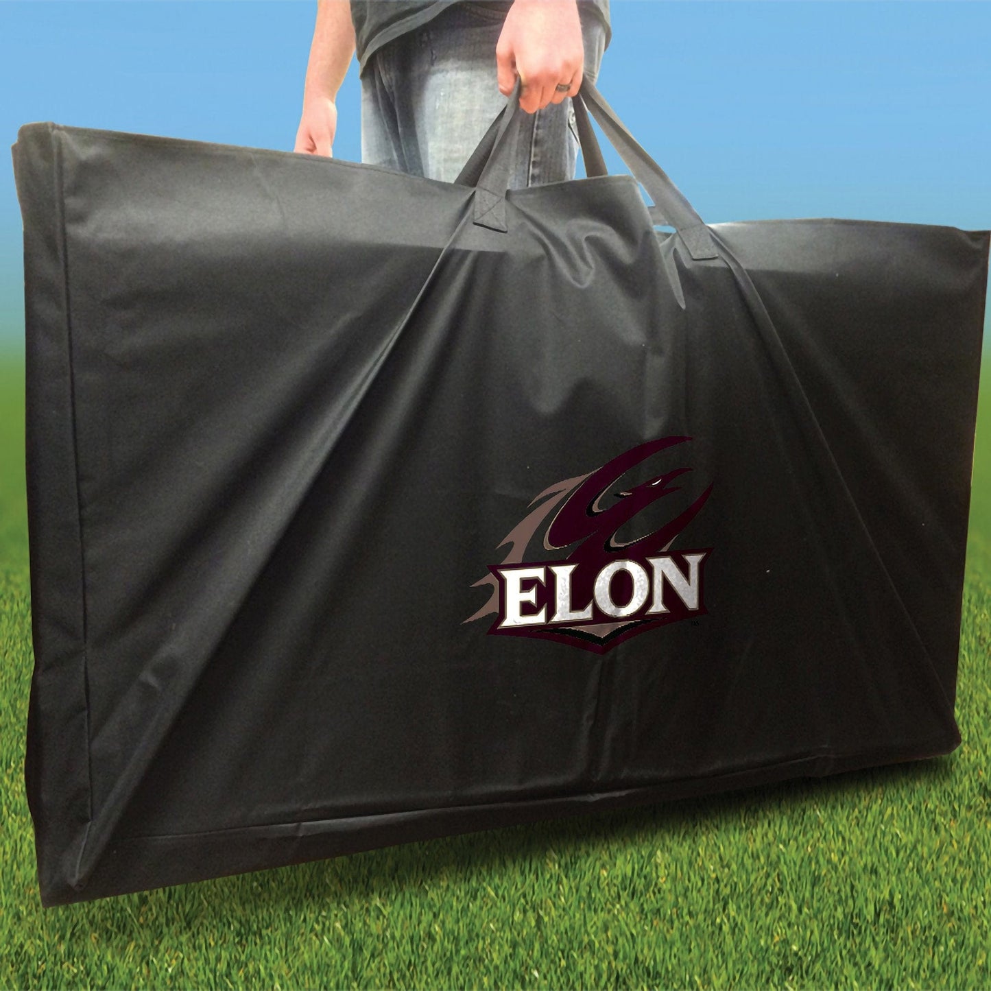 Elon Stained Striped team logo carry case