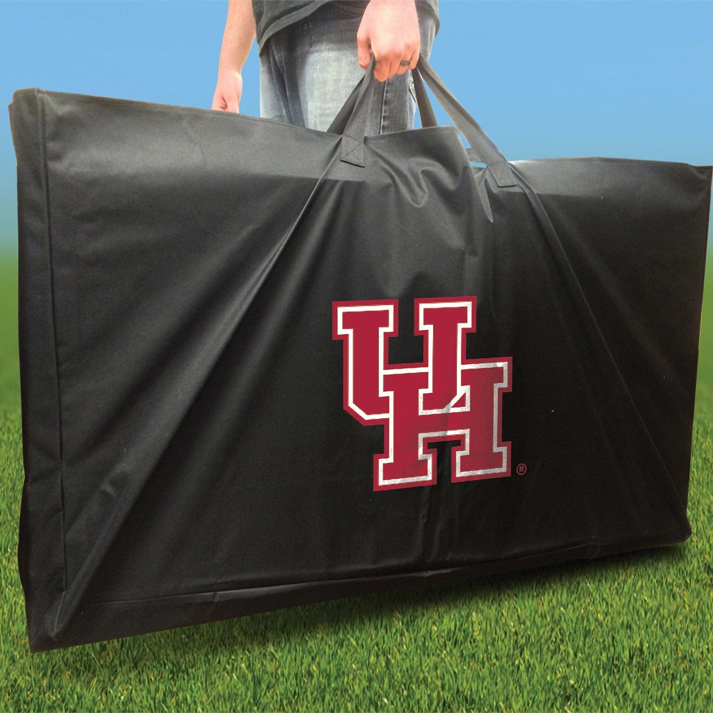 Houston Cougars Slanted team logo carry case