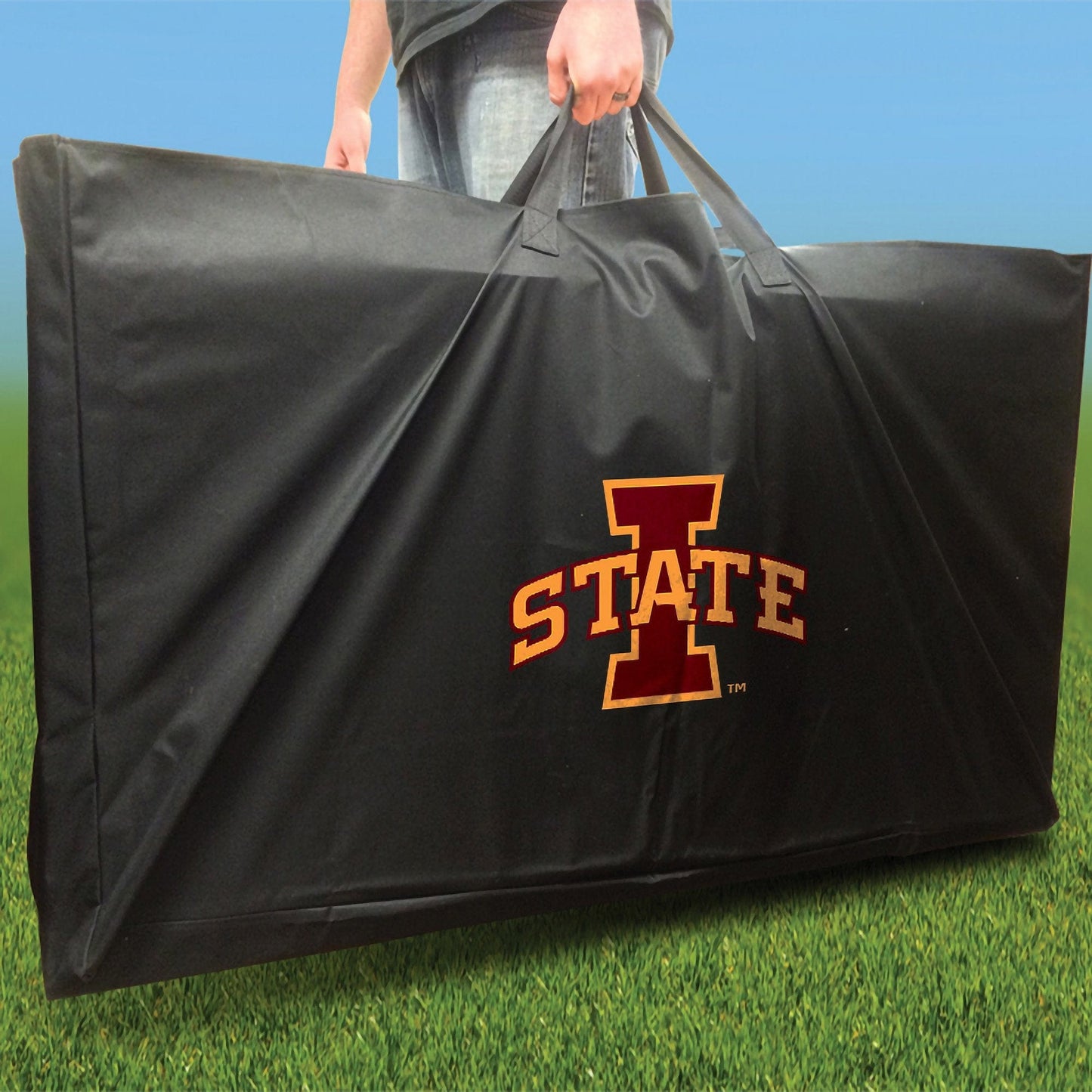Iowa State Cyclones Stained Pyramid team logo carry case