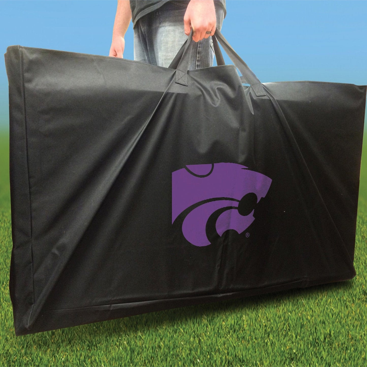 Kansas State Wildcats Distressed team logo carry case