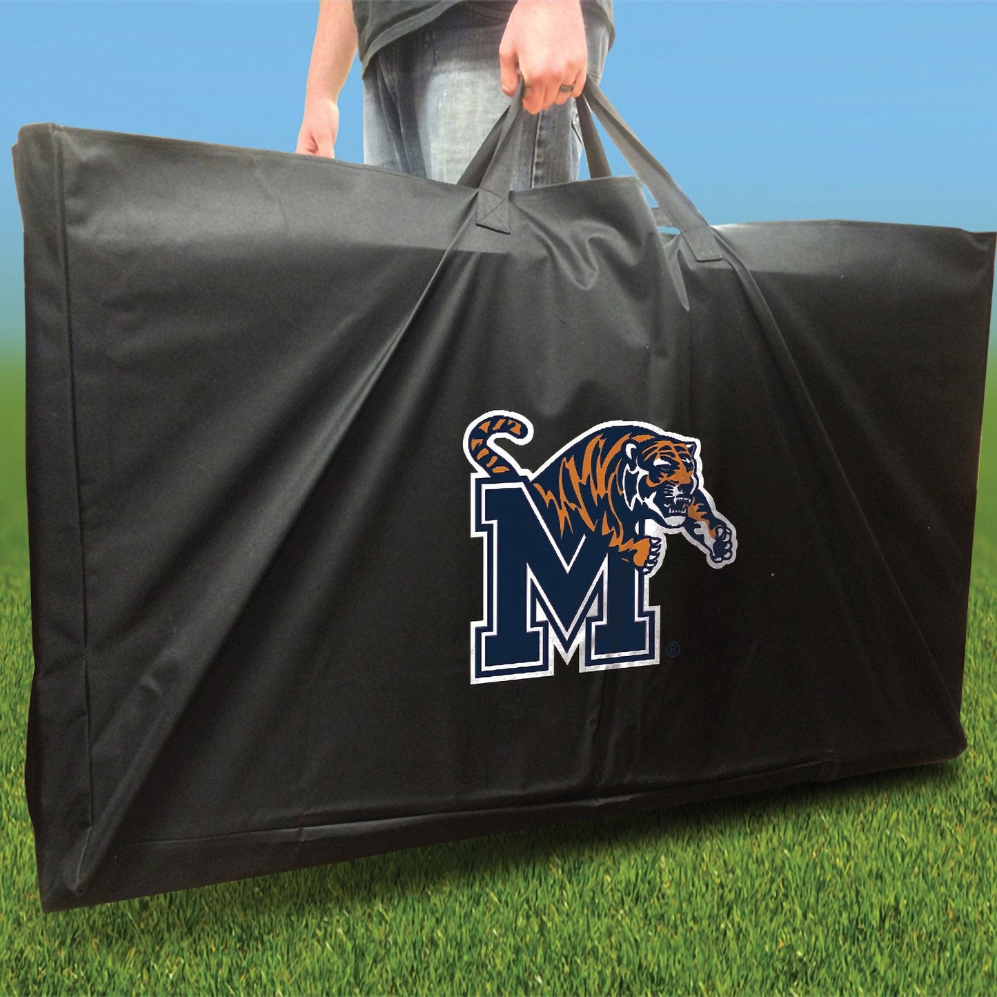 Memphis Tigers Stained Pyramid team logo carry case