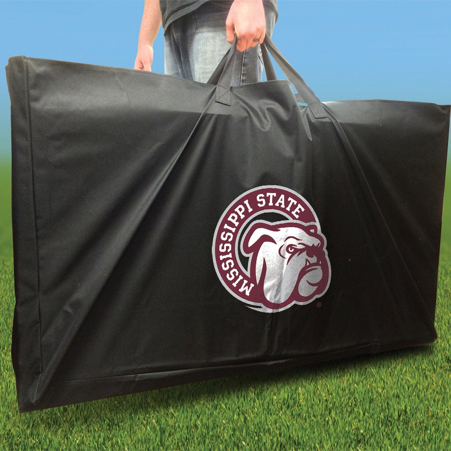 Mississippi State Bulldogs Striped team logo carry case