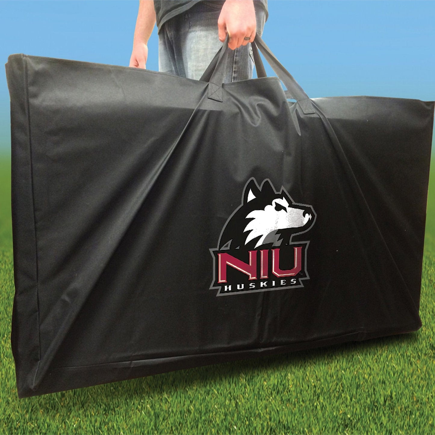 Northern Illinois Huskies Stained Pyramid team logo carrying case